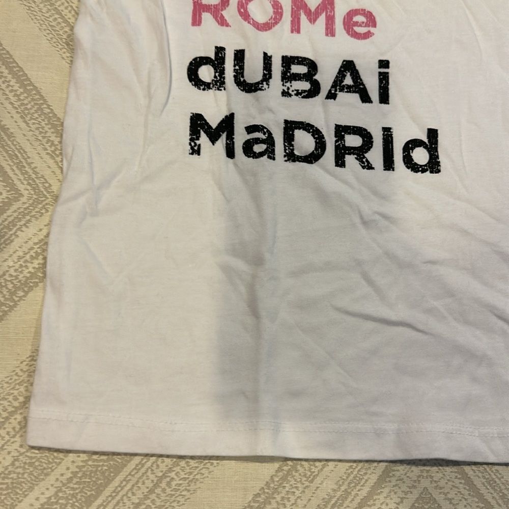 Prince Peter Collection Women’s ‘city listing’ Graphic T-Shirt - Picture 4 of 6